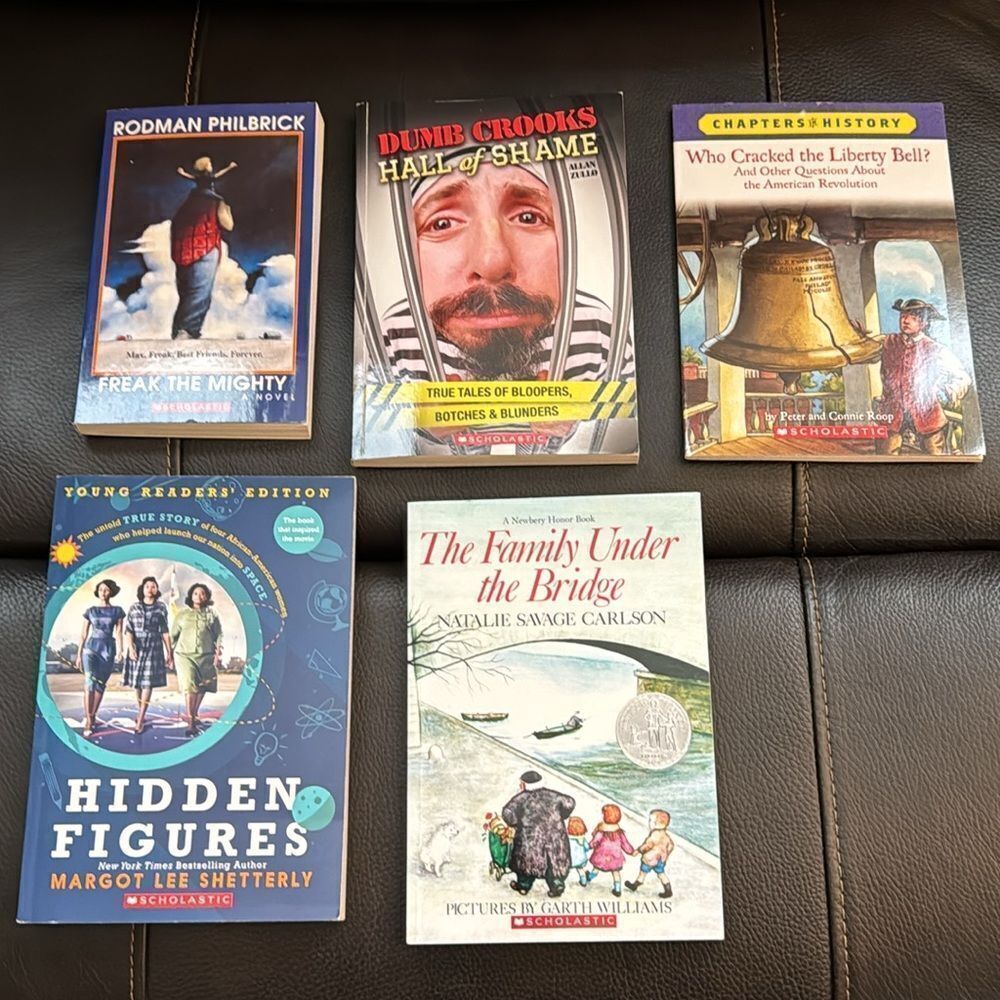 Book bundle. 5 books. 4th-6th grade books. - Picture 2 of 2